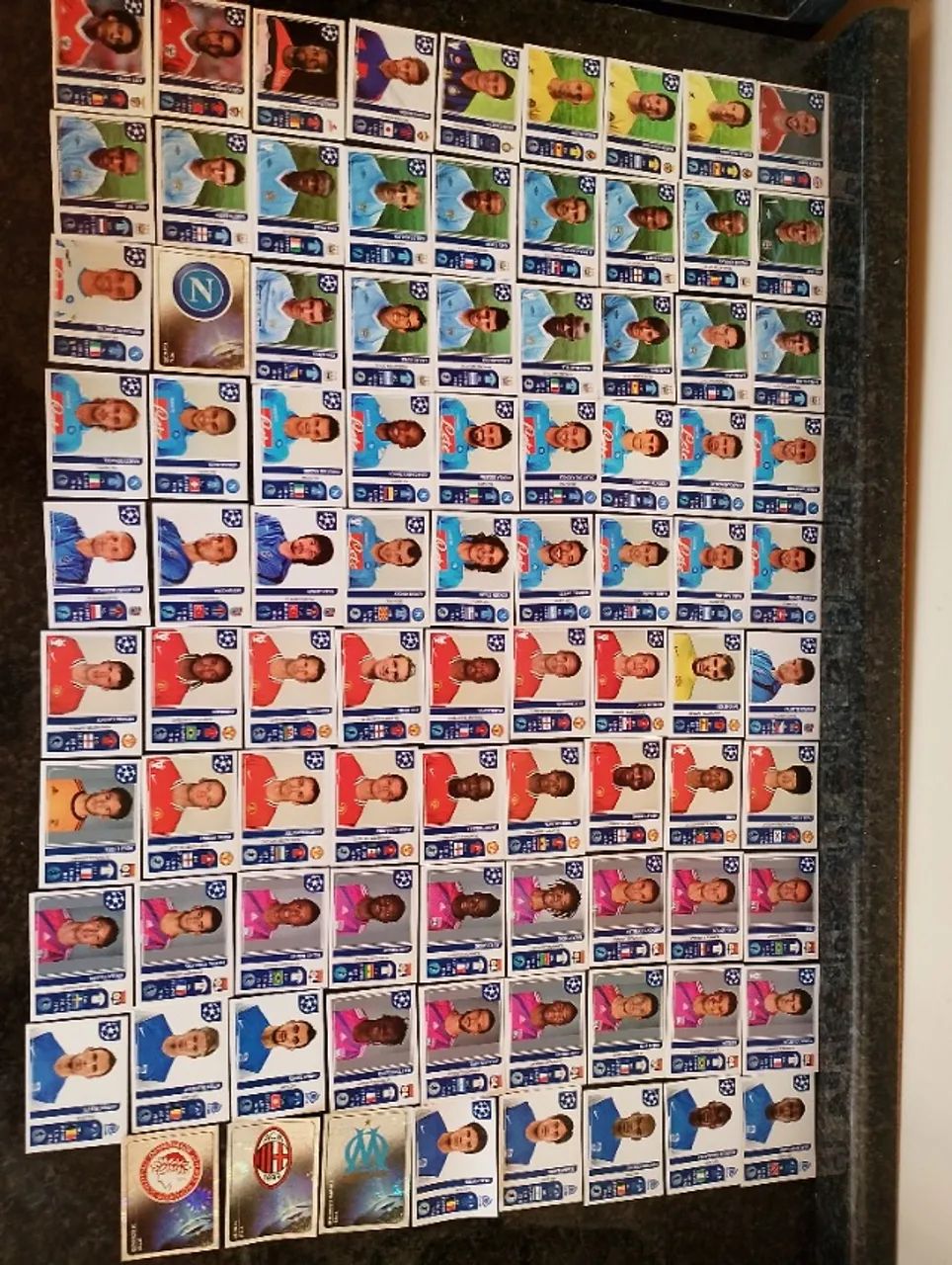 89 figurinhas Uefa Champions League 2011/2012