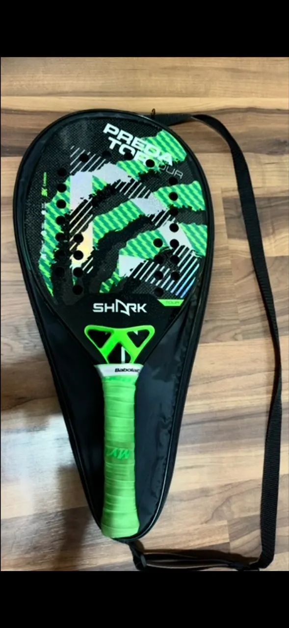 Raquete Beach Tennis Shark Predator Tour 2023 20mm - Foto 2