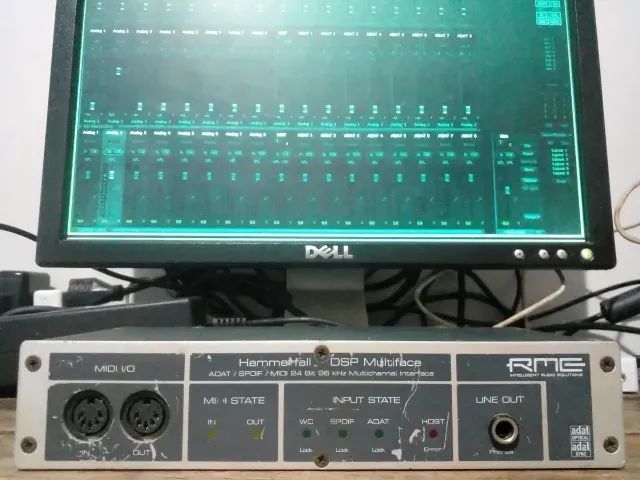 Interface De Áudio Rme Hammerfall Dsp Multiface I 36 Canais