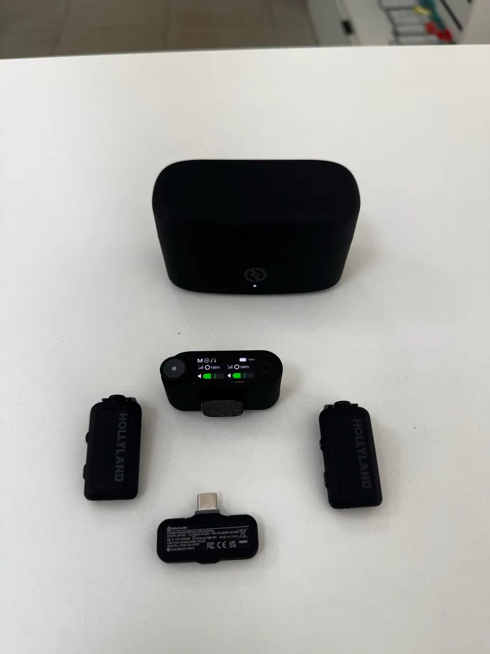 MICROFONE HOLLYLAND MARK MAX 2 PRETO