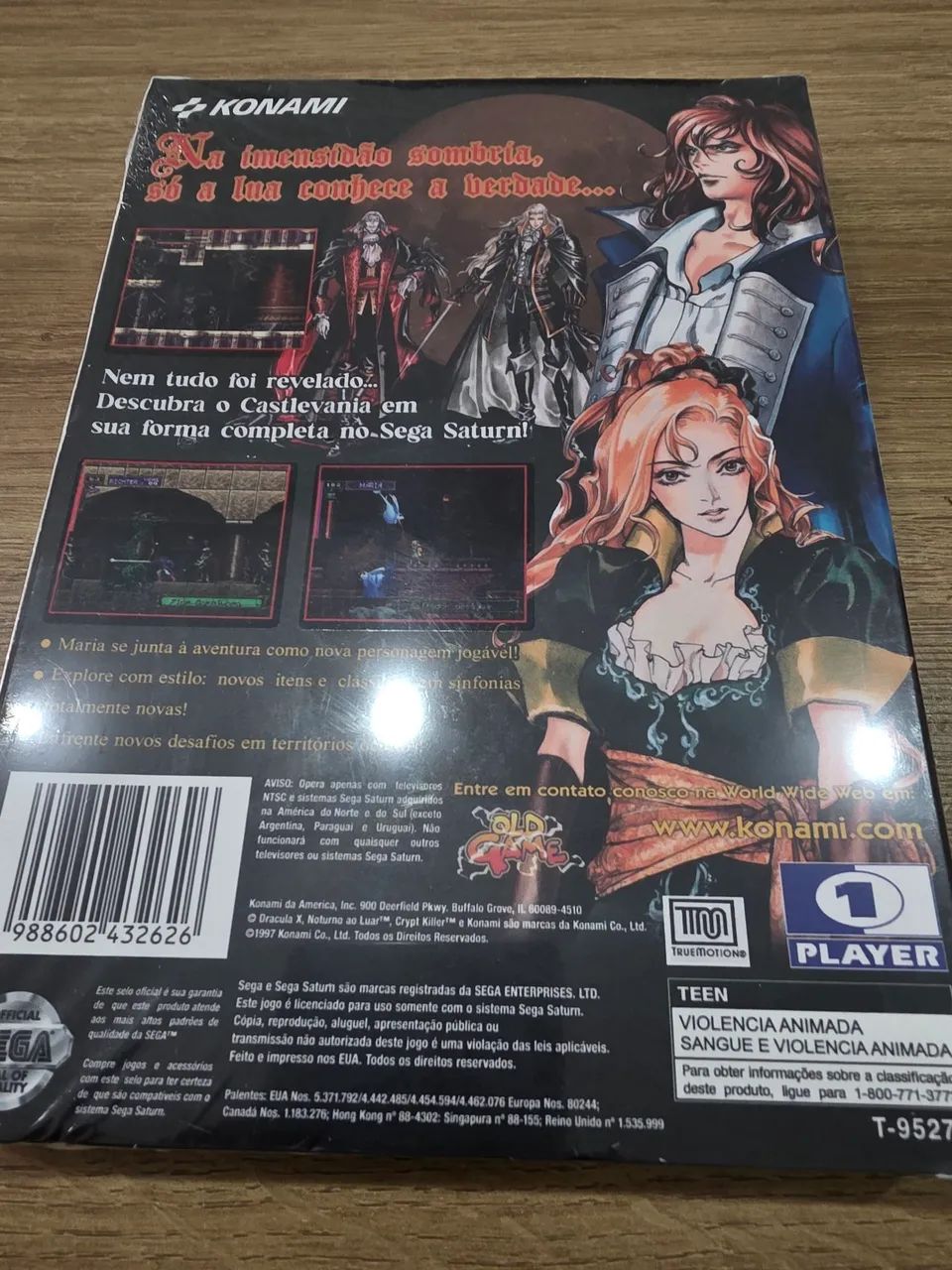 Castlevania Symphony of the Night Sega Saturn Repro Prensada Old