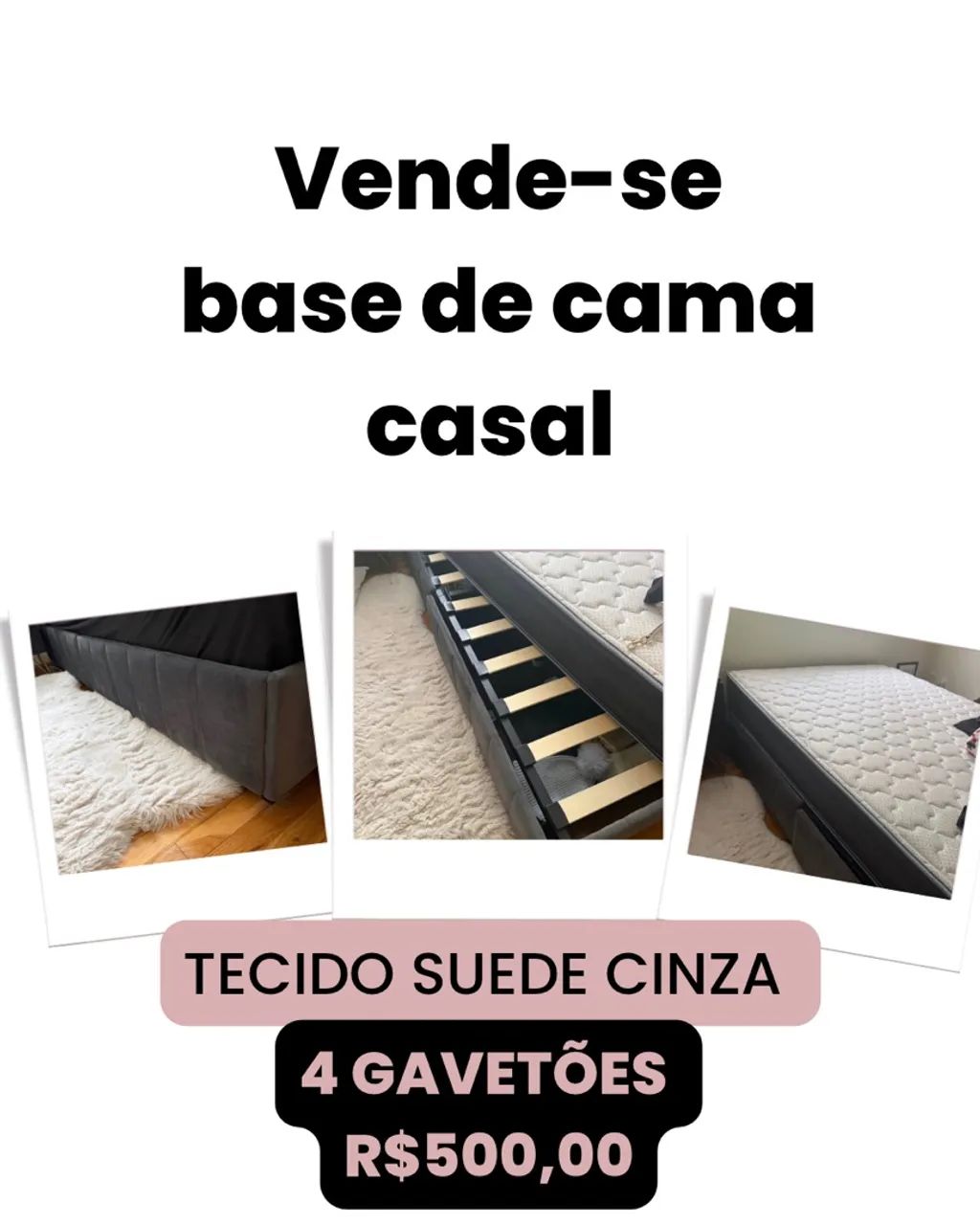 Box Cama casal Padrão com 4 gavetas  - Foto 5
