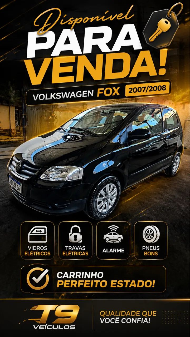 Volkswagen Fox City 1.0mi/ 1.0mi Total Flex 8V 3P 2008