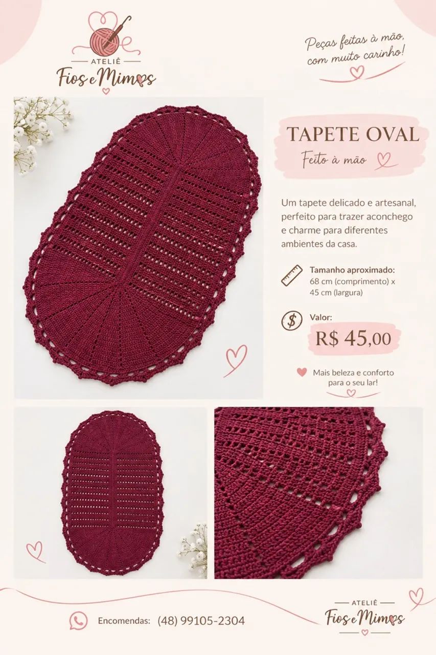 Tapete oval - Foto 2