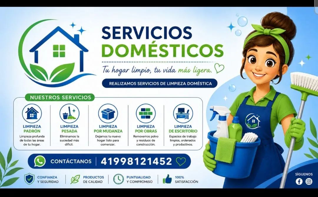 Limpeza doméstica 