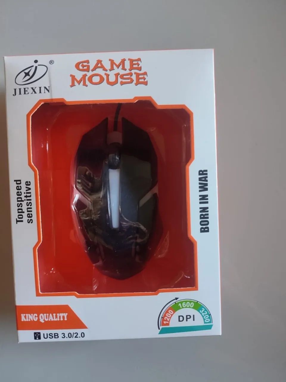 Mouse Gamer Com Fio 1600 DPI USB - Foto 3