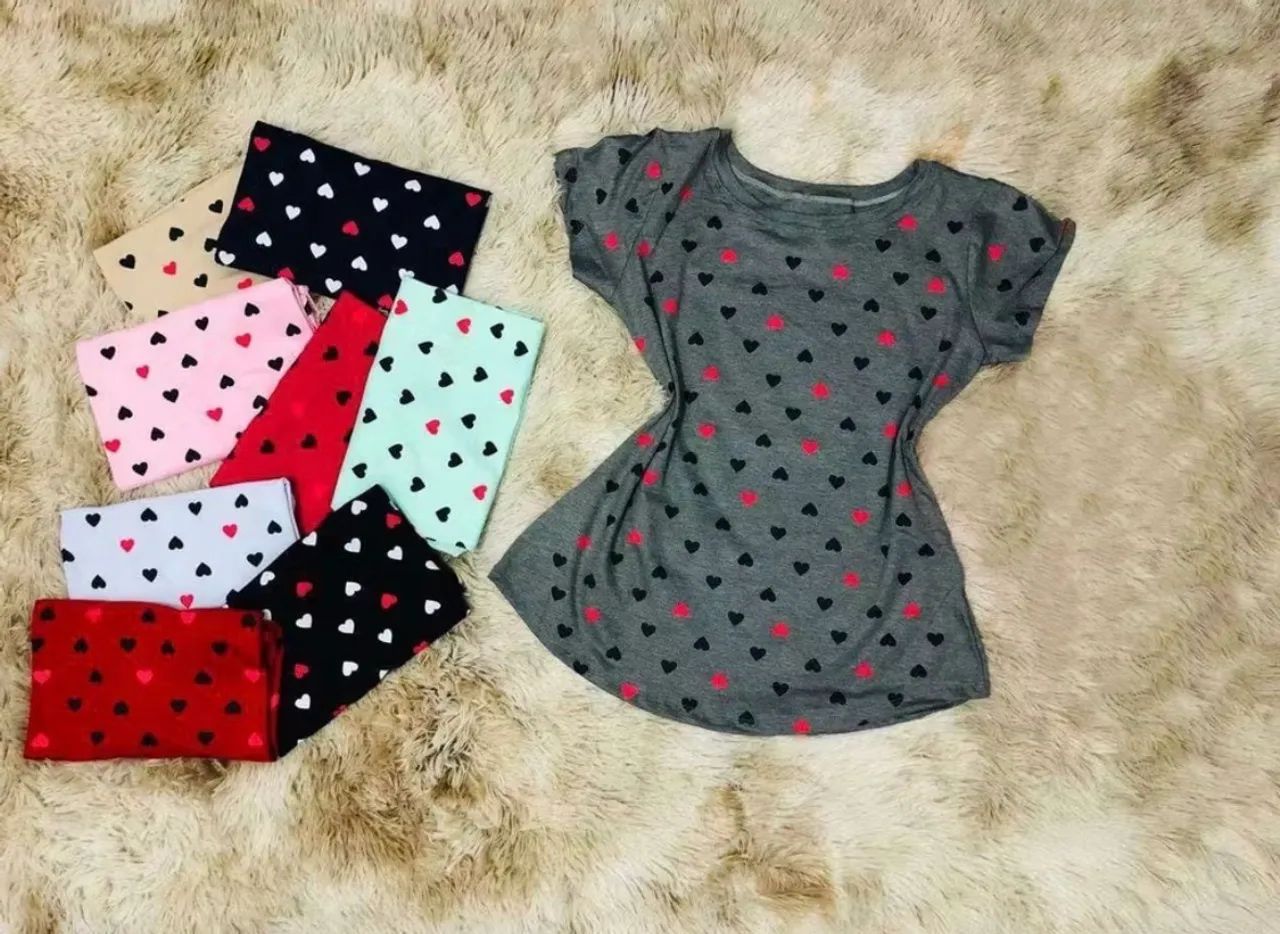 CAMISETAS FEMININAS - T-SHIRT ESTAMPADA - Foto 3