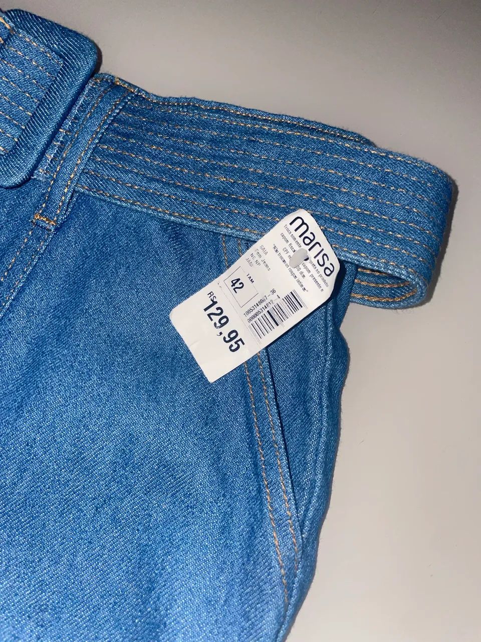 Saia jeans nova com etiqueta - Foto 2