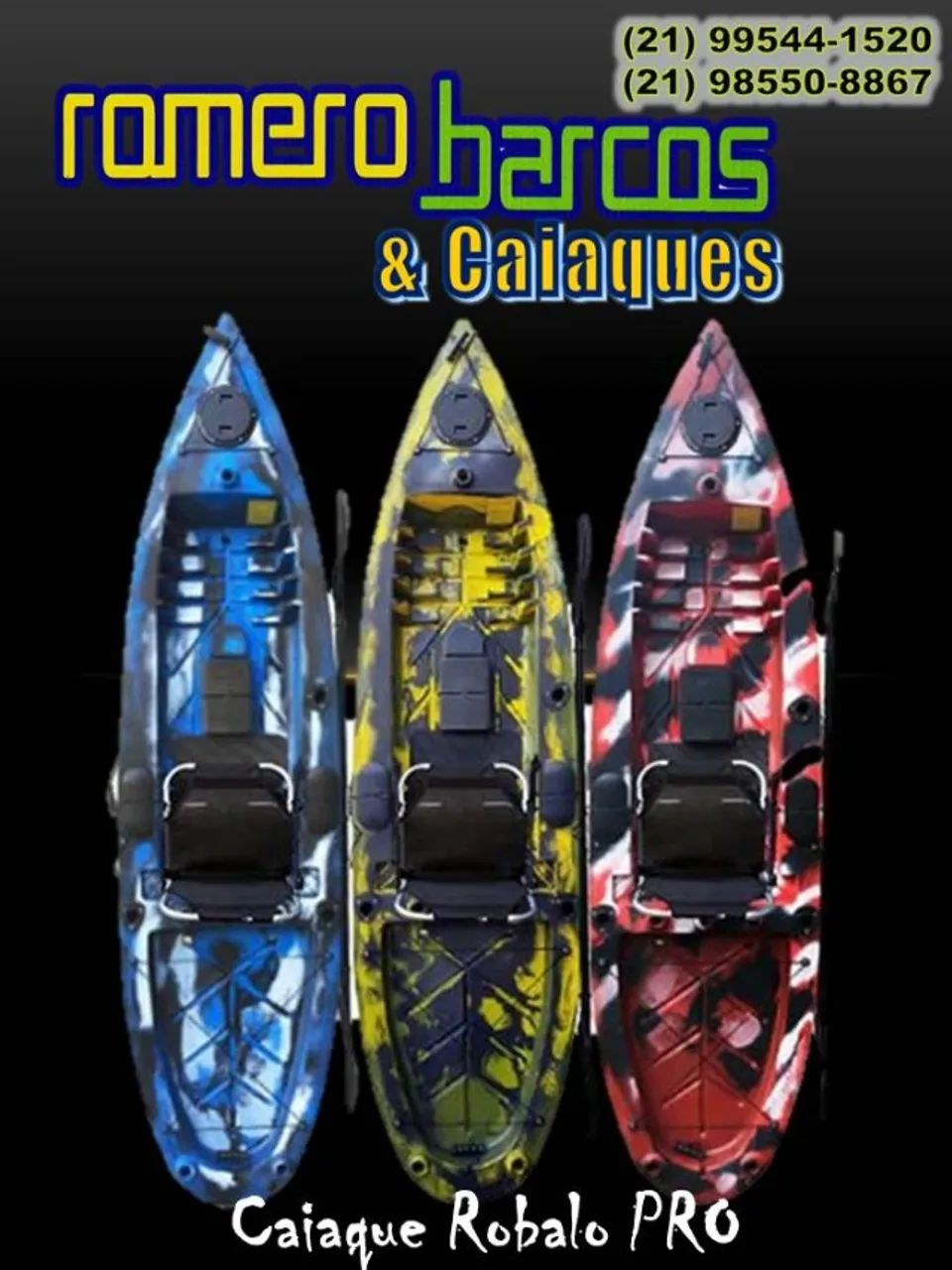 caiaque robalo pro pronta entrega da caiaker zero - Foto 2