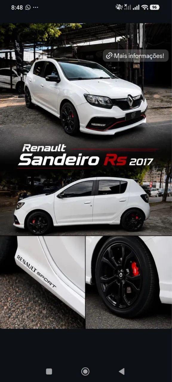 Renault Sandero SANDERO SPORT RS 2.0 Flex 16V 5p 2017