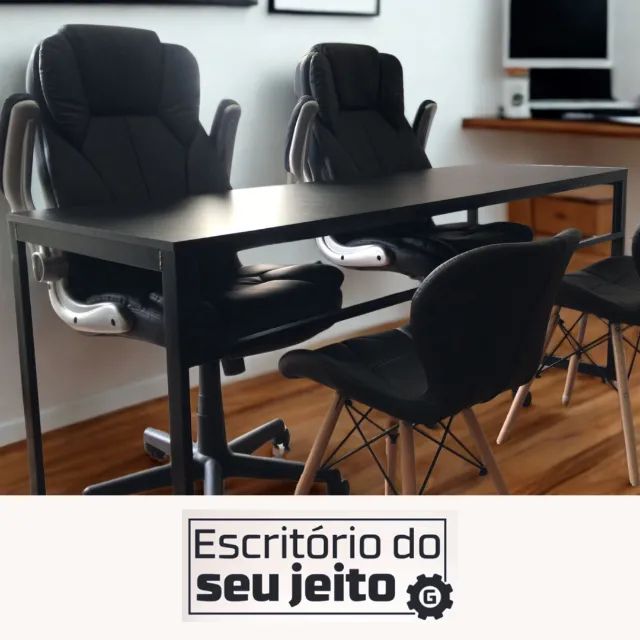 Birô Reforçado 1,80m NOVA Mesa Multiuso para Computador Notebook Home Office Escritório