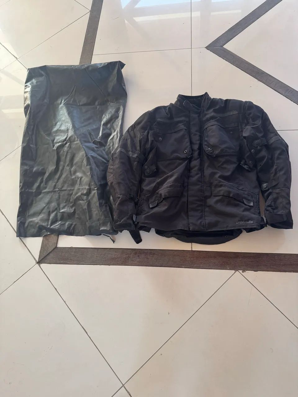 Jaqueta para motoqueiro com proteção - Foto 3