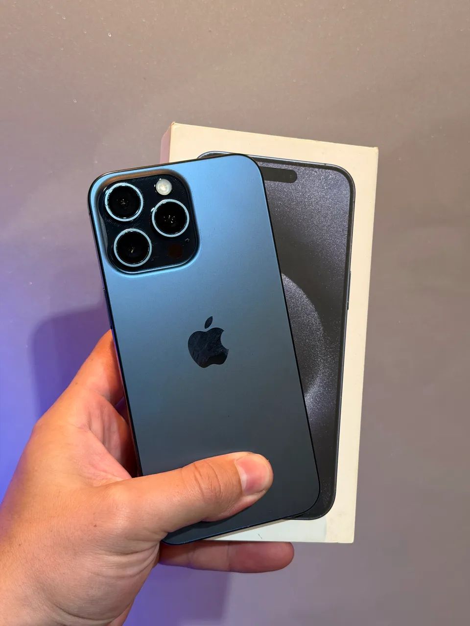 iPhone 15 Pro Max 256GB Titanium Blue - Todo Original - Celulares