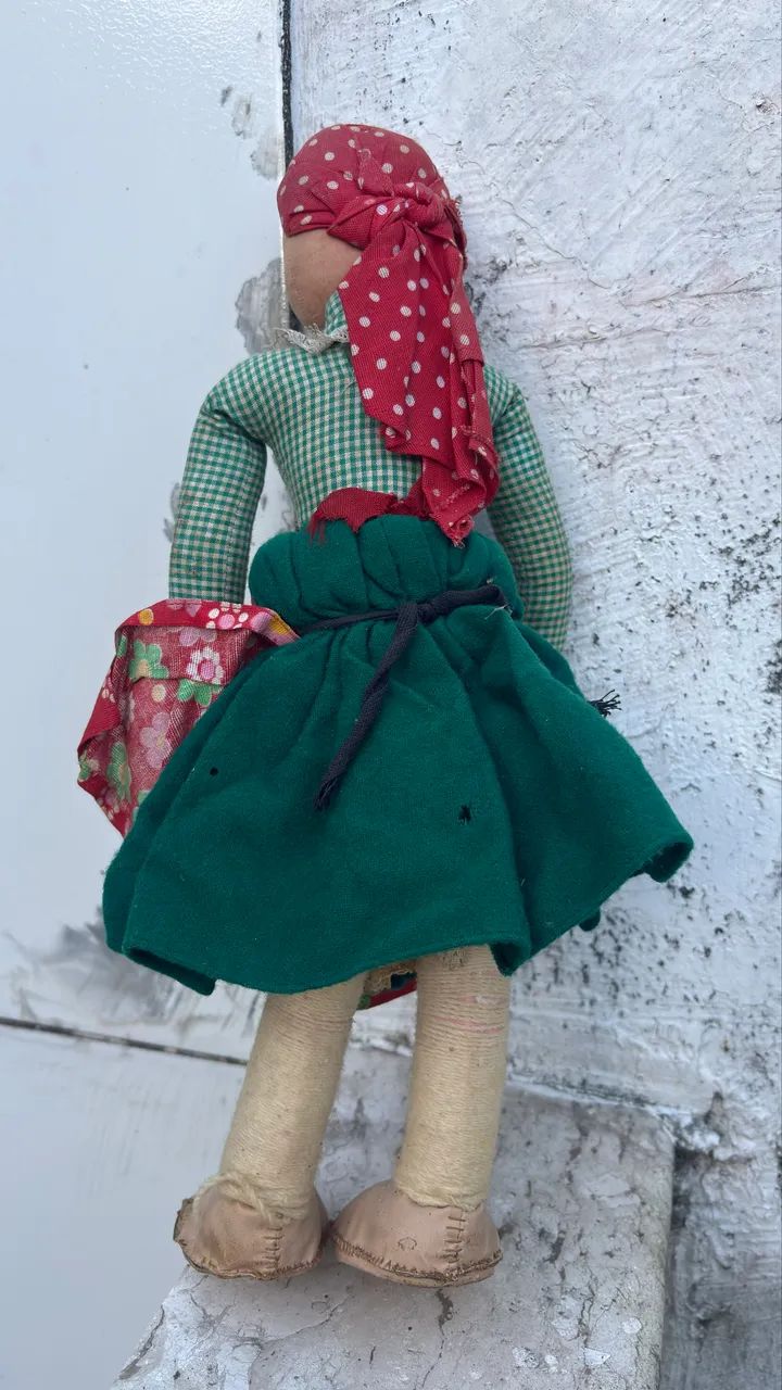 Boneca de Pano Antiga - Foto 4