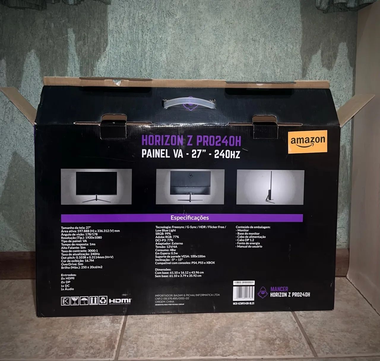 Monitor Game Mancer 240hz