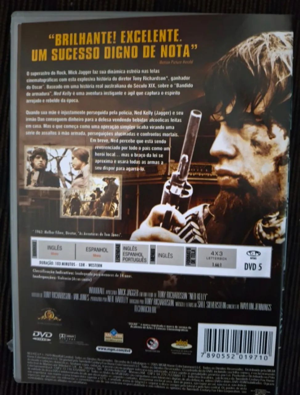 dvd - mick jagger - rolling stones - ned kelly   - Foto 4