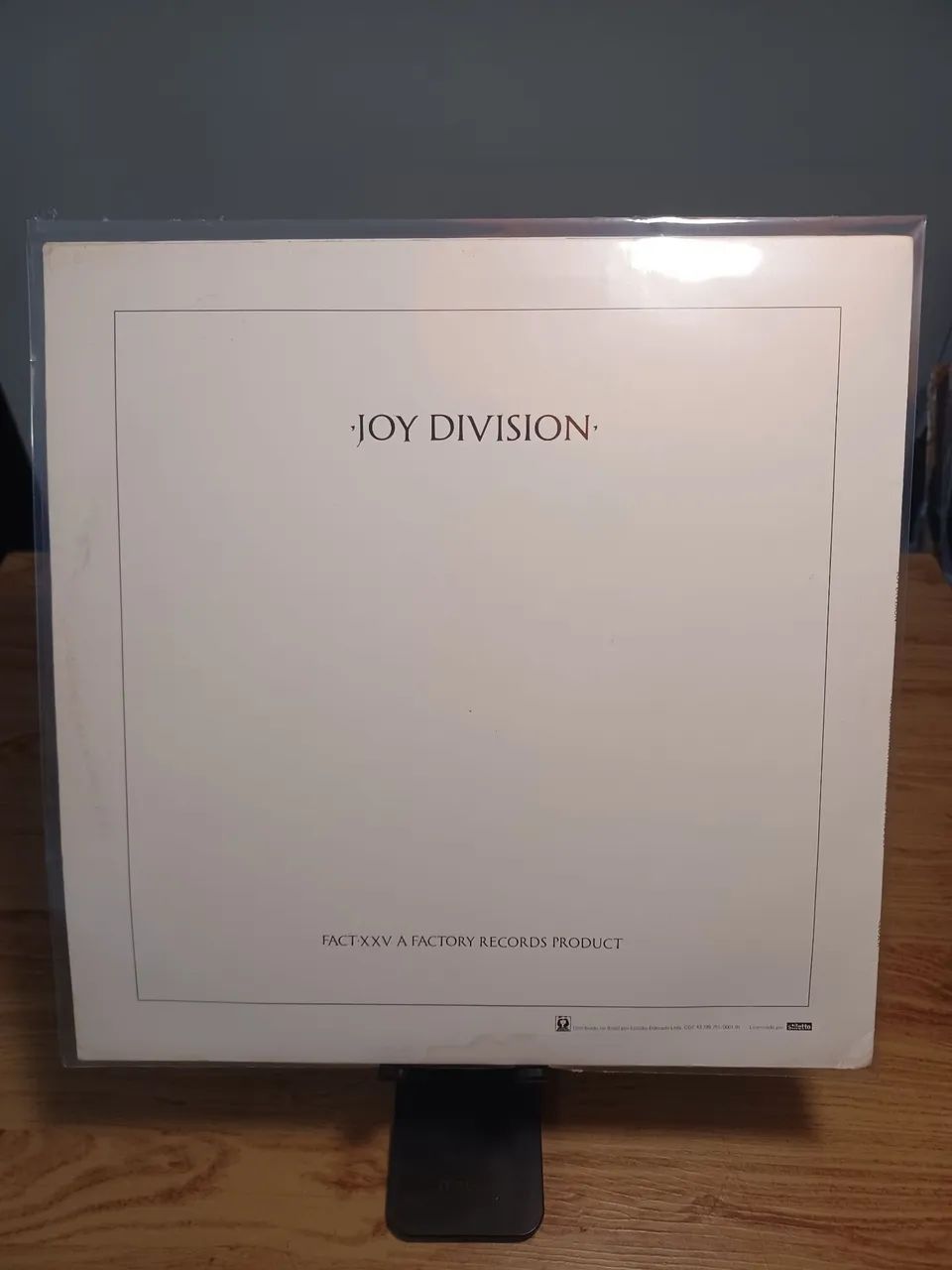 LP disco de vinil  Joy division