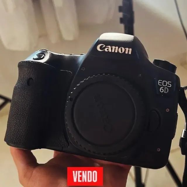 Câmera Canon Eos 6d Full Frame Somente Corpo