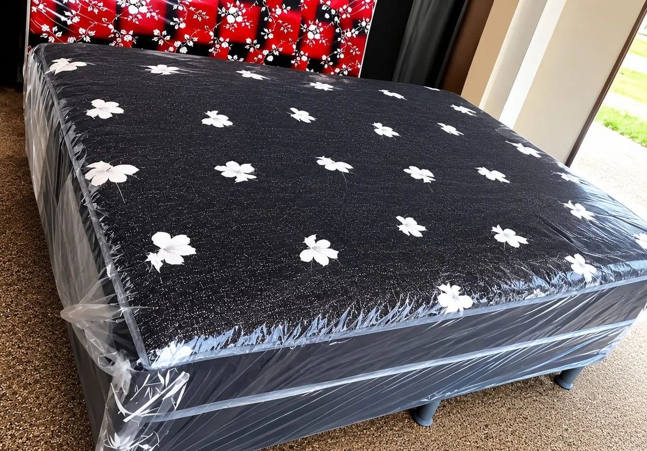 Cama box casal espuma 350 ja com emtrega  - Foto 3