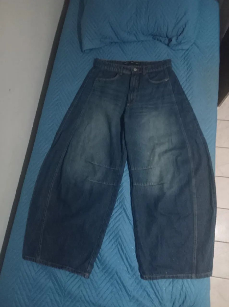 calça barrel renner original tam 44 - Foto 2