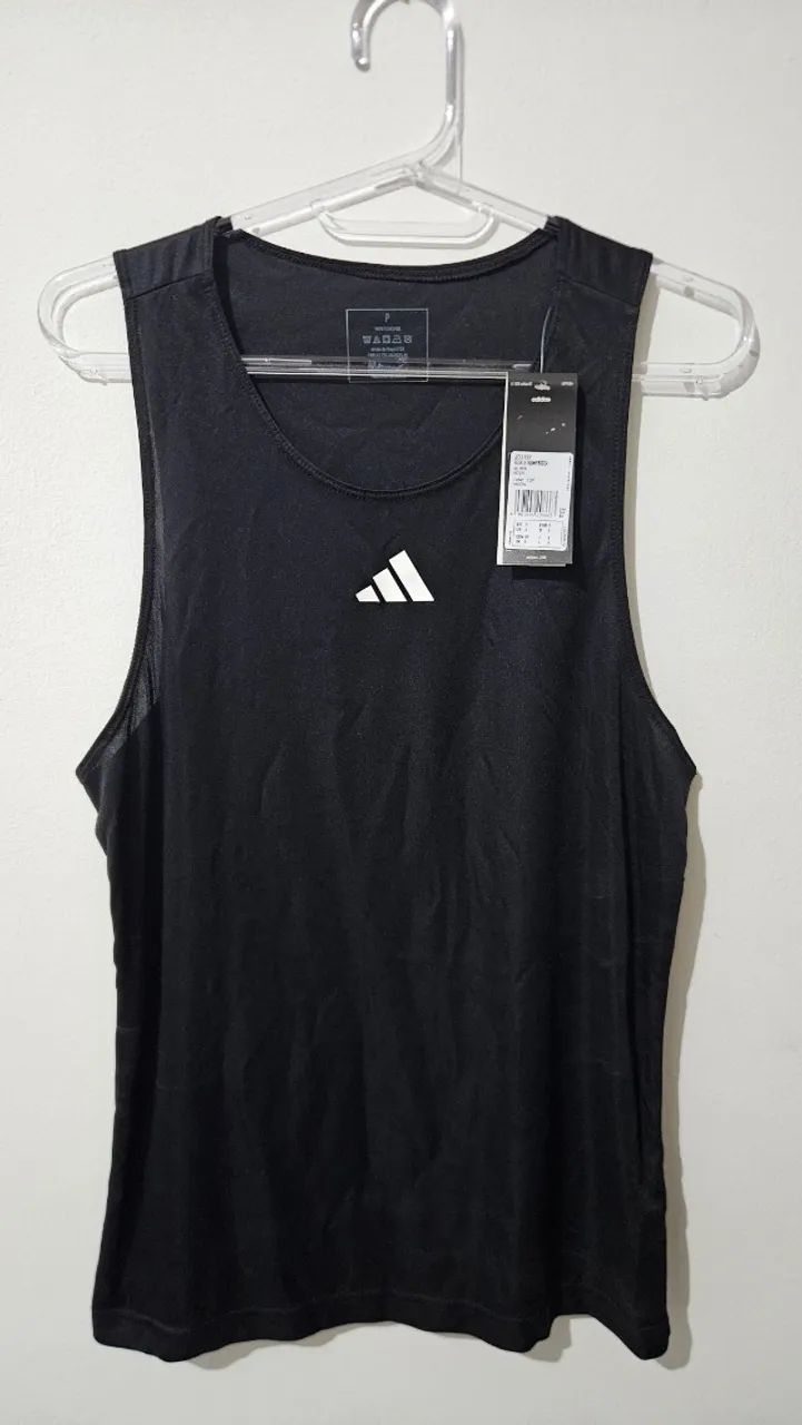 Regata Adidas preta nova e original