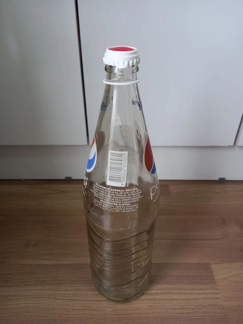 GARRAFA VIDRO PEPSI 1 LITRO ANTIGA ORIGINAL - Foto 3