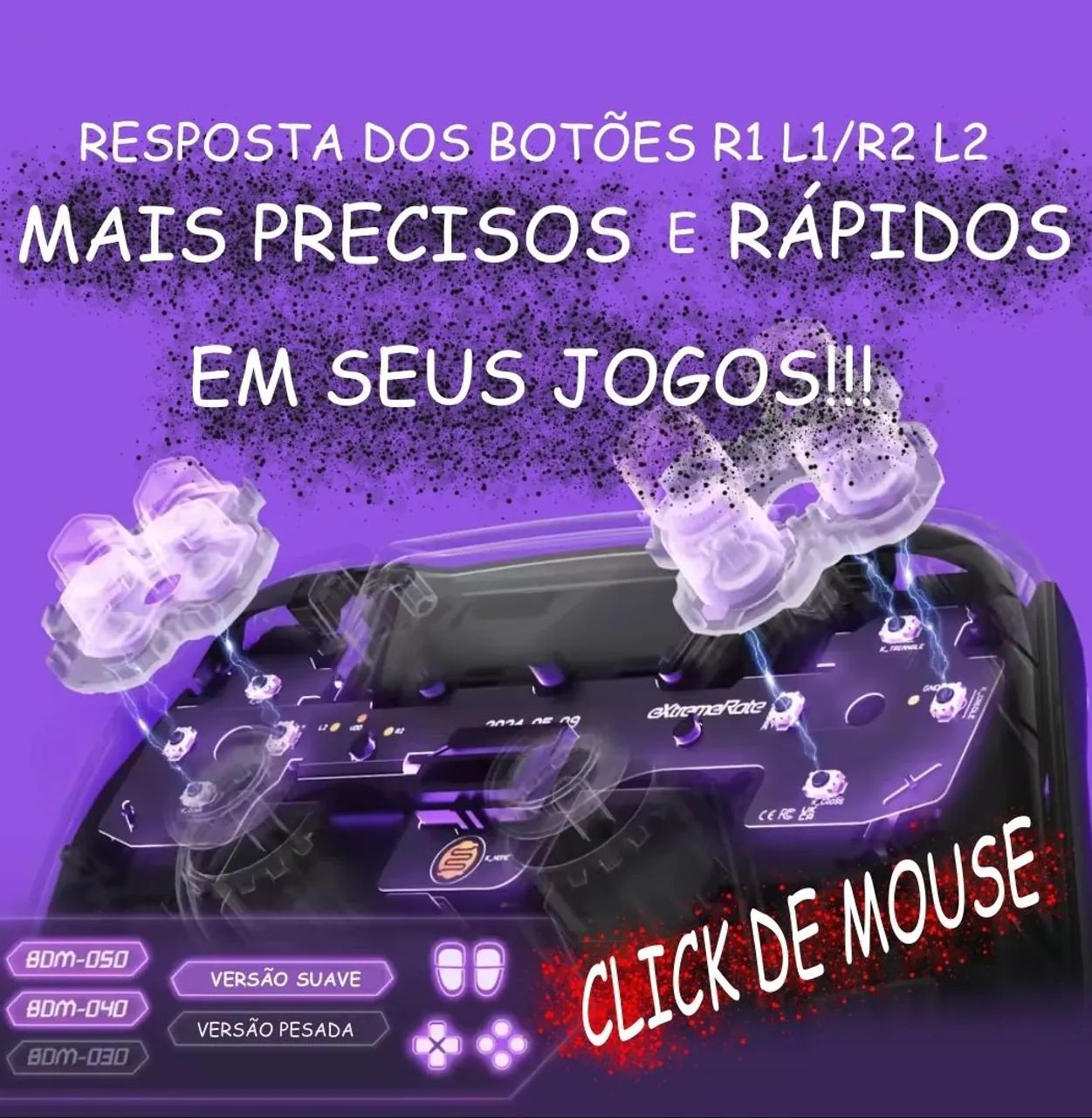 Troca de Analógicos Hall Effect Anti Drift - Foto 5
