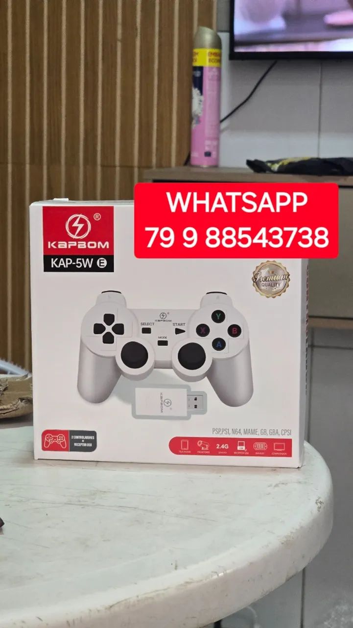 VIDEO GAME STIK 2 CONTROLES + 20.000 JOGOS  