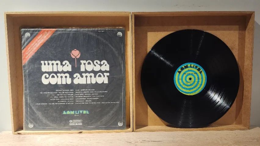 Novela Uma Rosa Com Amor - Disco De Vinil - Lp - 1972 