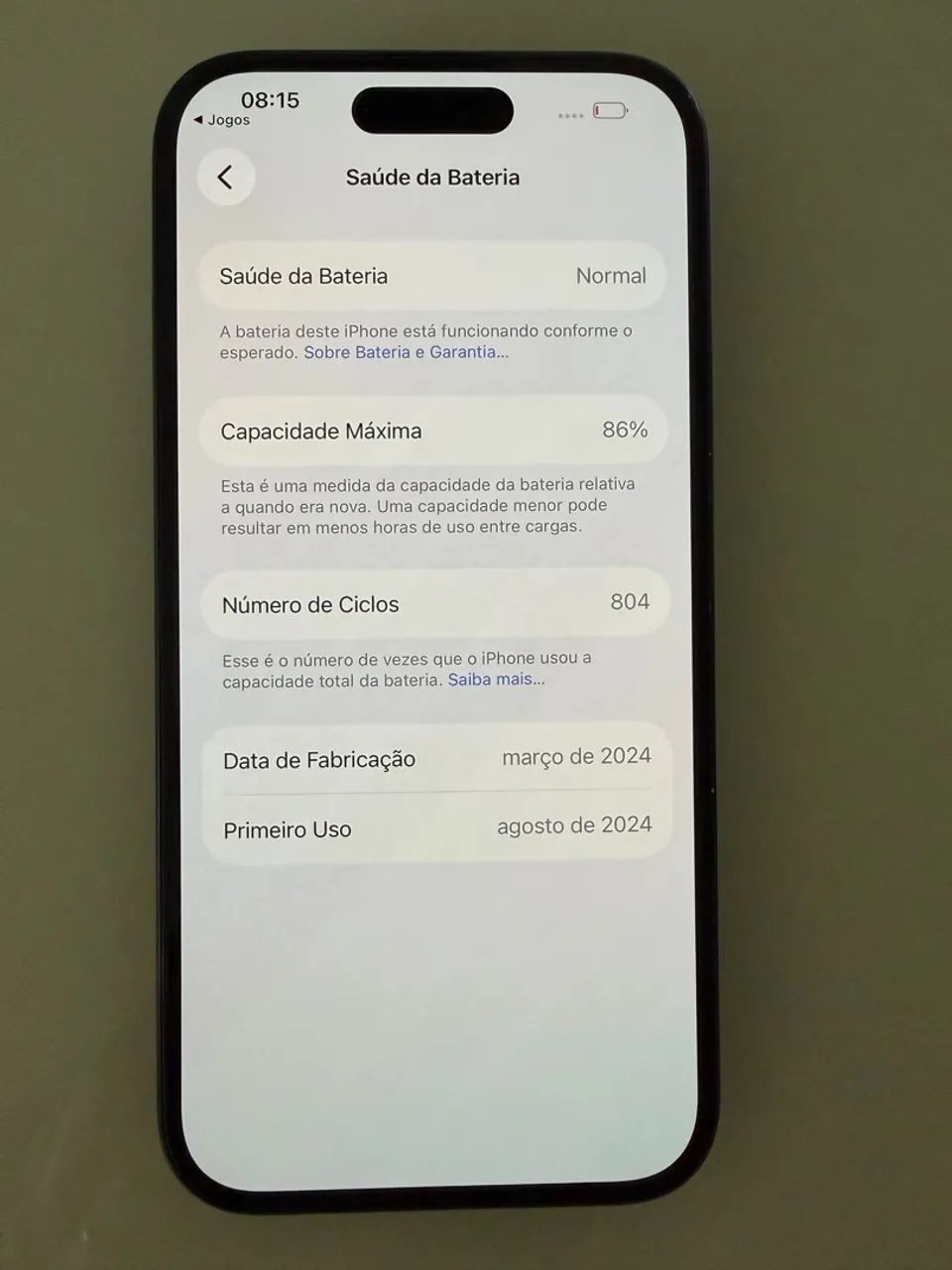 iPhone 15 usado 