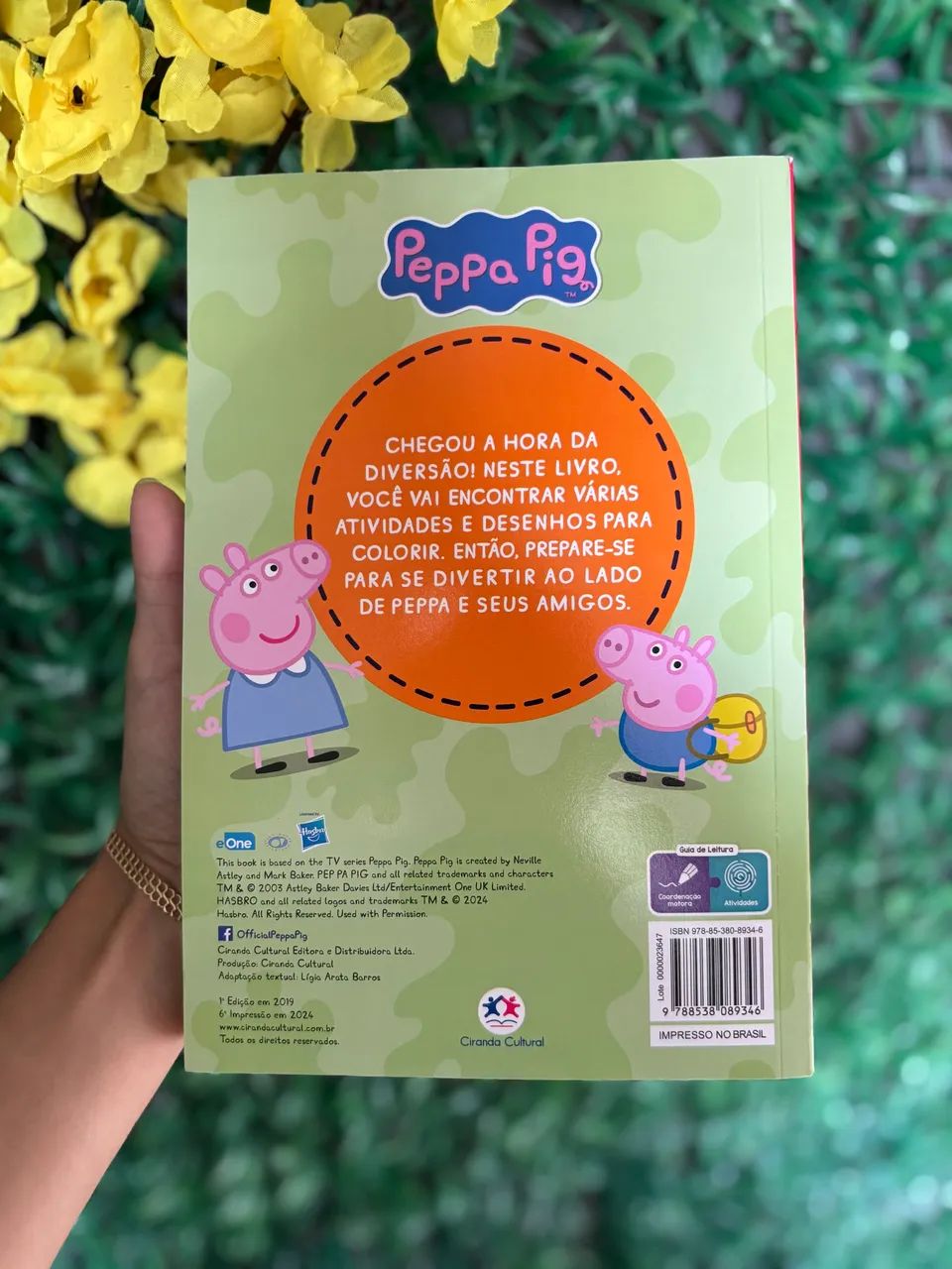 Livro Peppa Pig -365 Atividades e desenhos para colorir - Foto 2