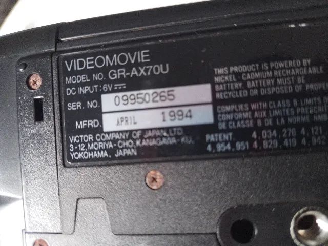 Filmadora JVC GR-AX 70 - Videomovie 12X - P/Revisar! - Foto 2