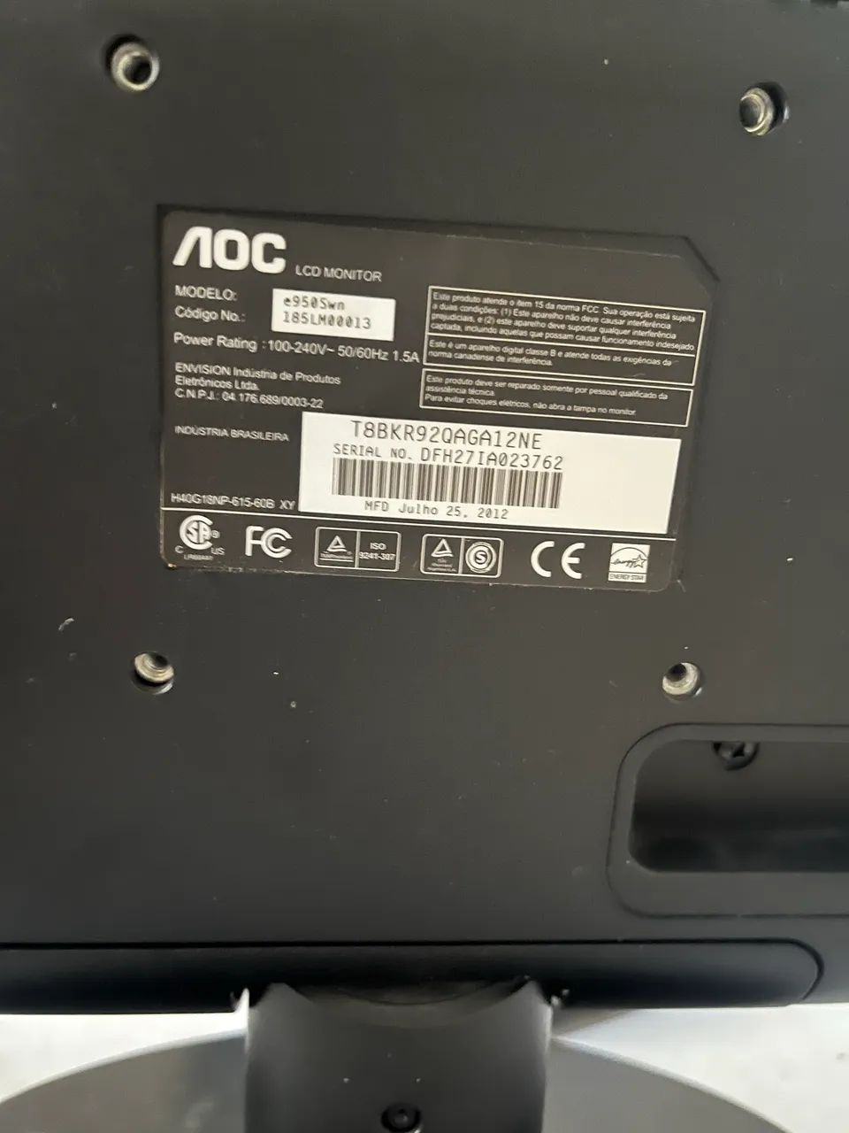 Vende-se tela AOC - Foto 4