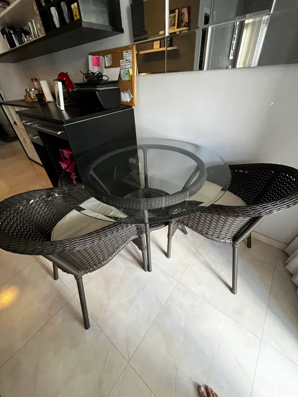 Conjunto mesa e cadeira para varanda piscina  - Foto 2