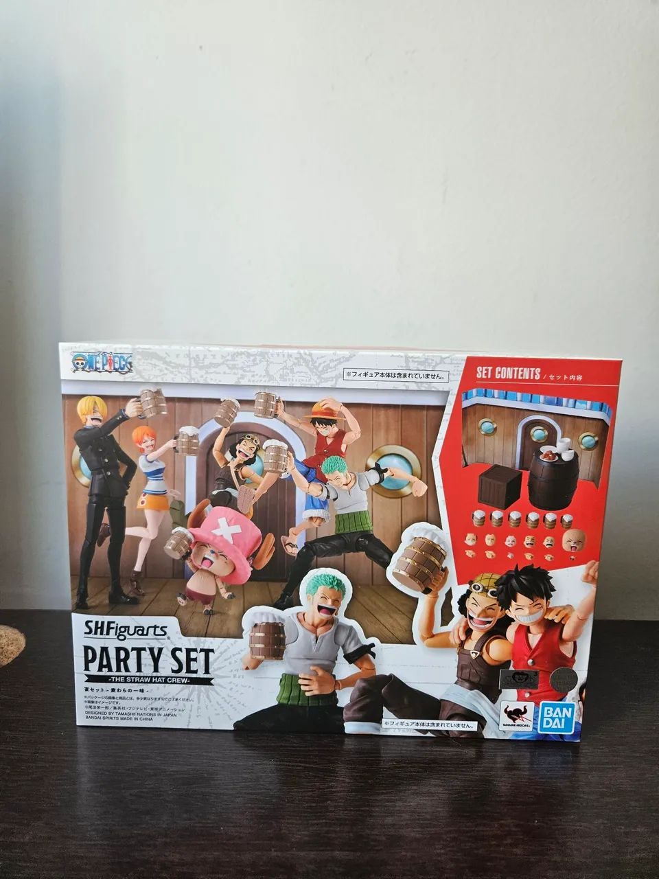 Sh figuarts mugiwara party set lacrado