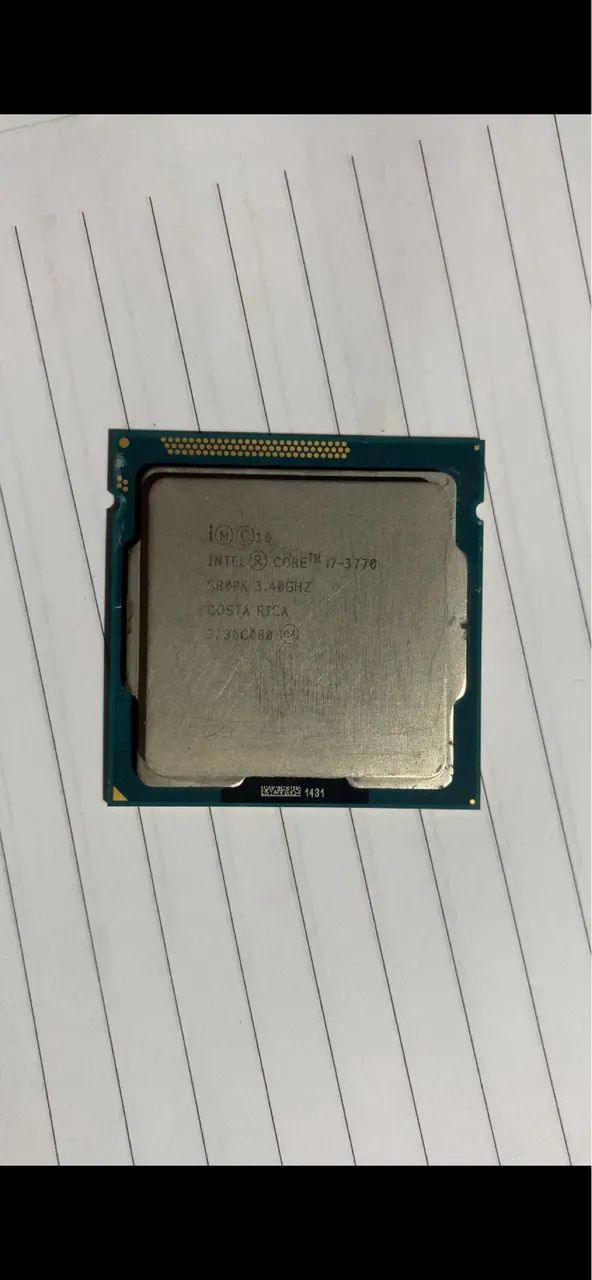 i7 3770 Intel  3.4ghz