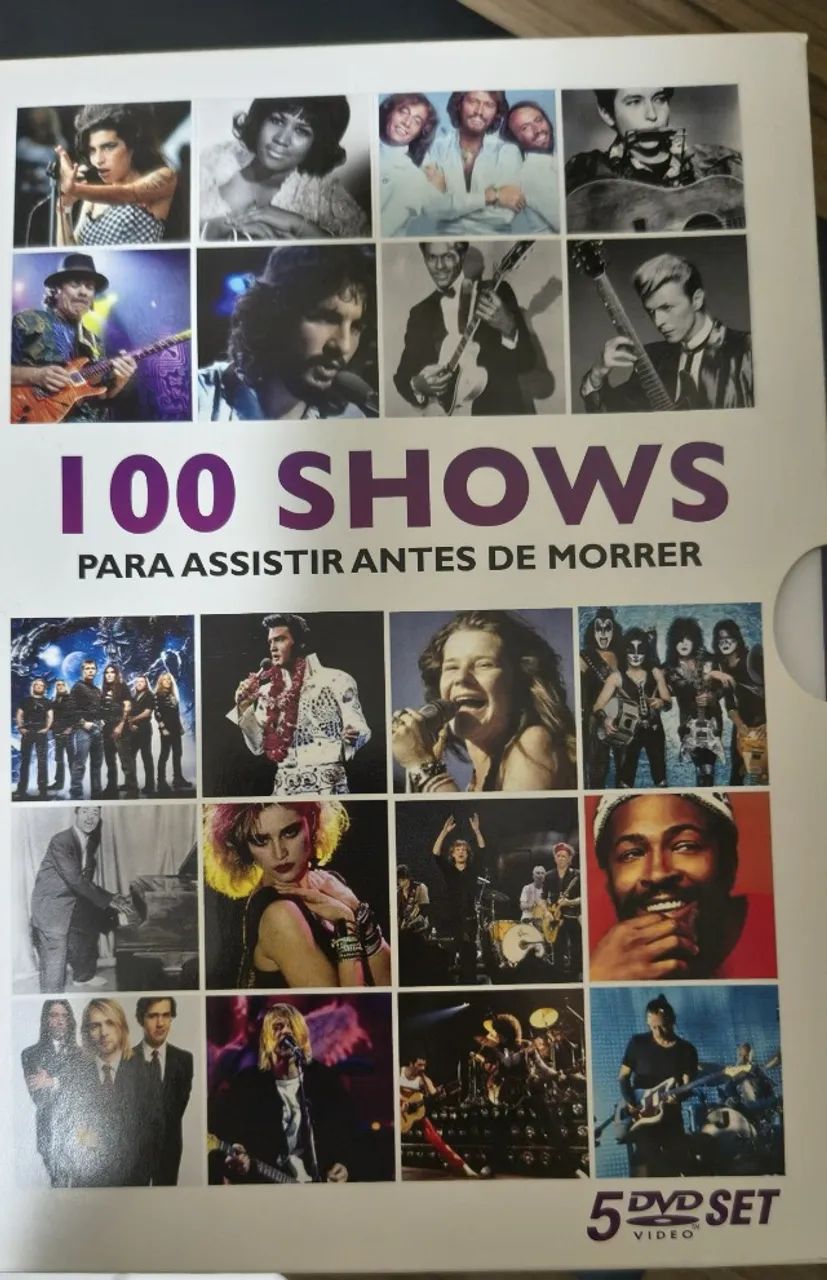 100 Shows Para Assistir Antes de Morrer - 2 Boxes - 10 DVDs