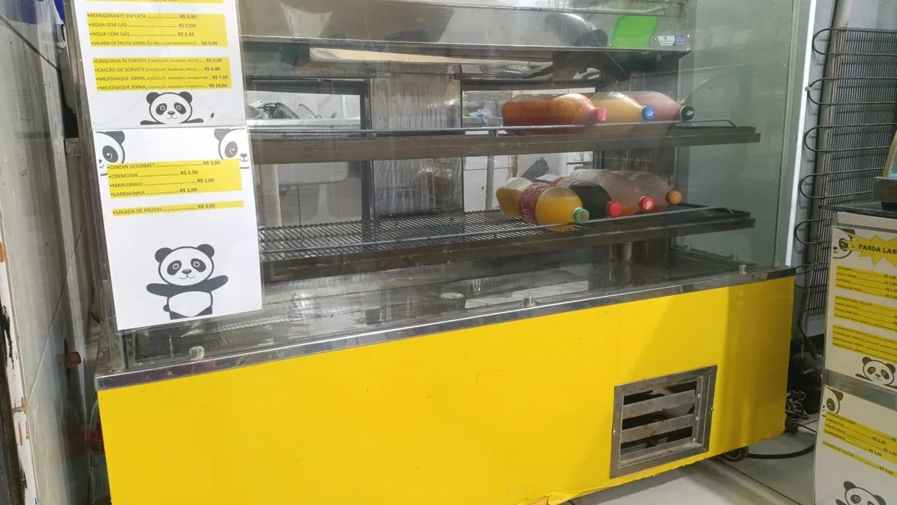 Balcão expositor de vidro (1 gelado e 1 natural) - Foto 2