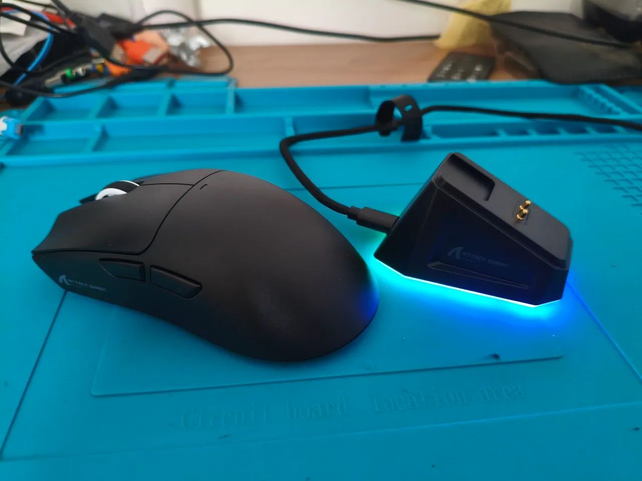 Mouse gamer Attack Shark X11 com Dock - Foto 3