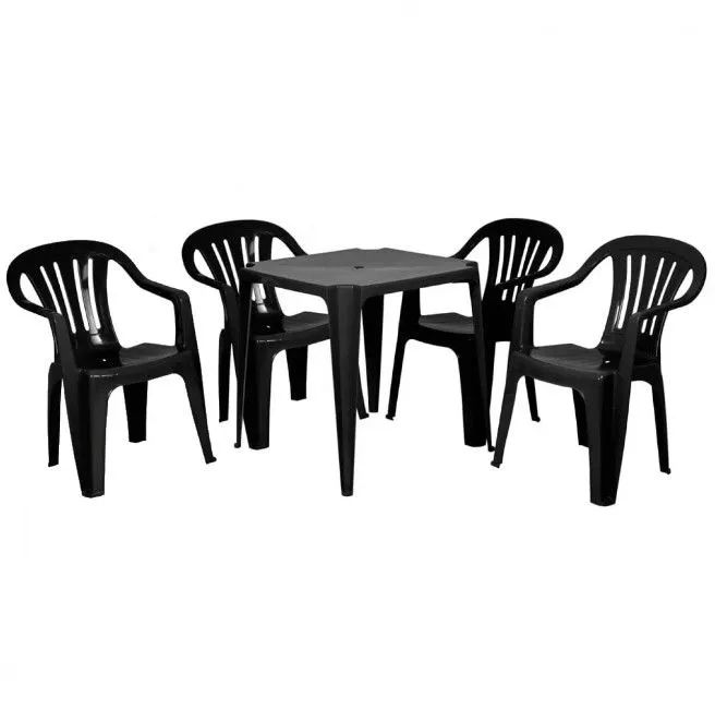 Vendo Jogo de Cadeira e Mesa de Plástico  - Foto 2
