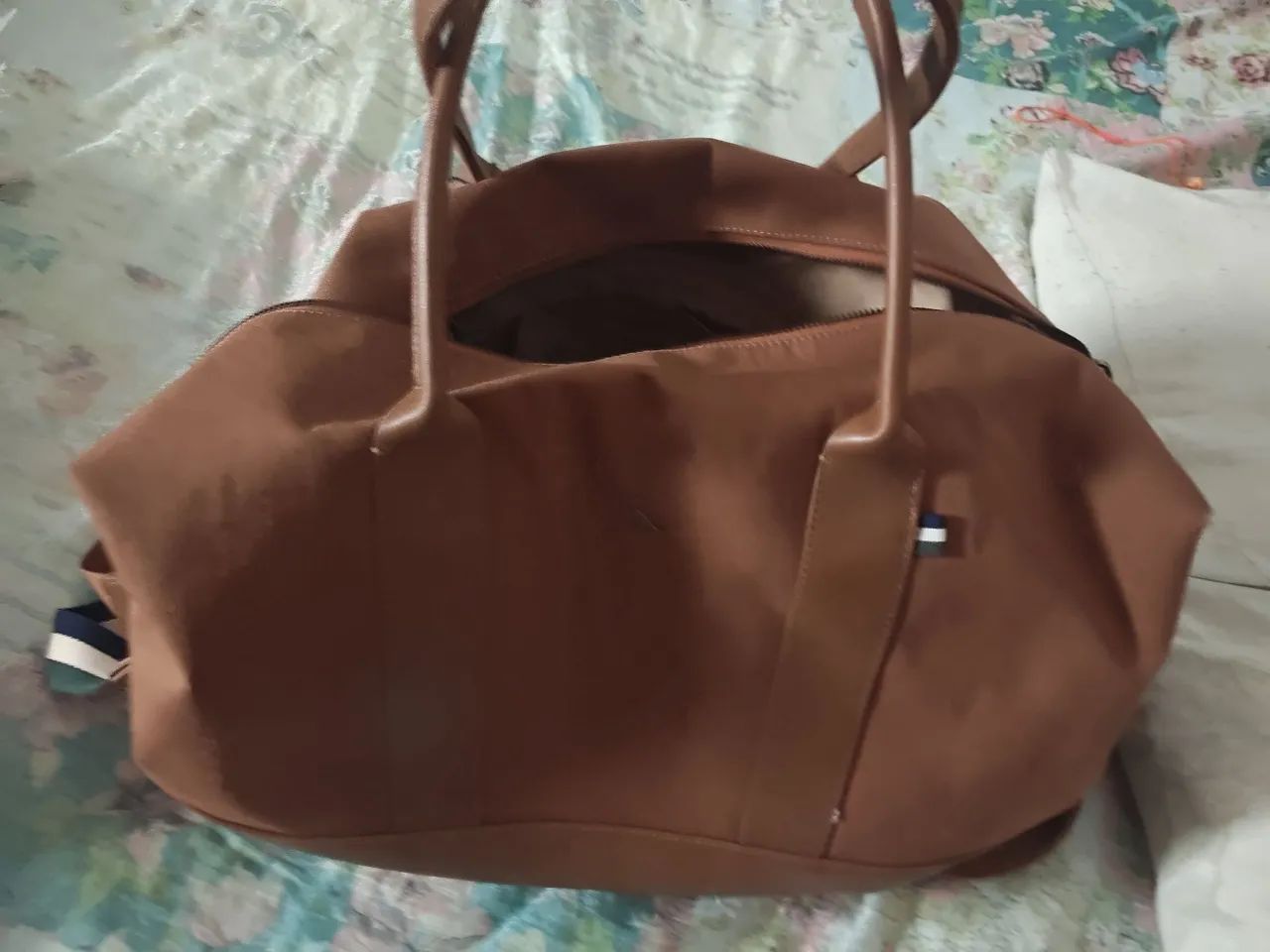 Bolsa de viagem de couro!!! - Foto 2