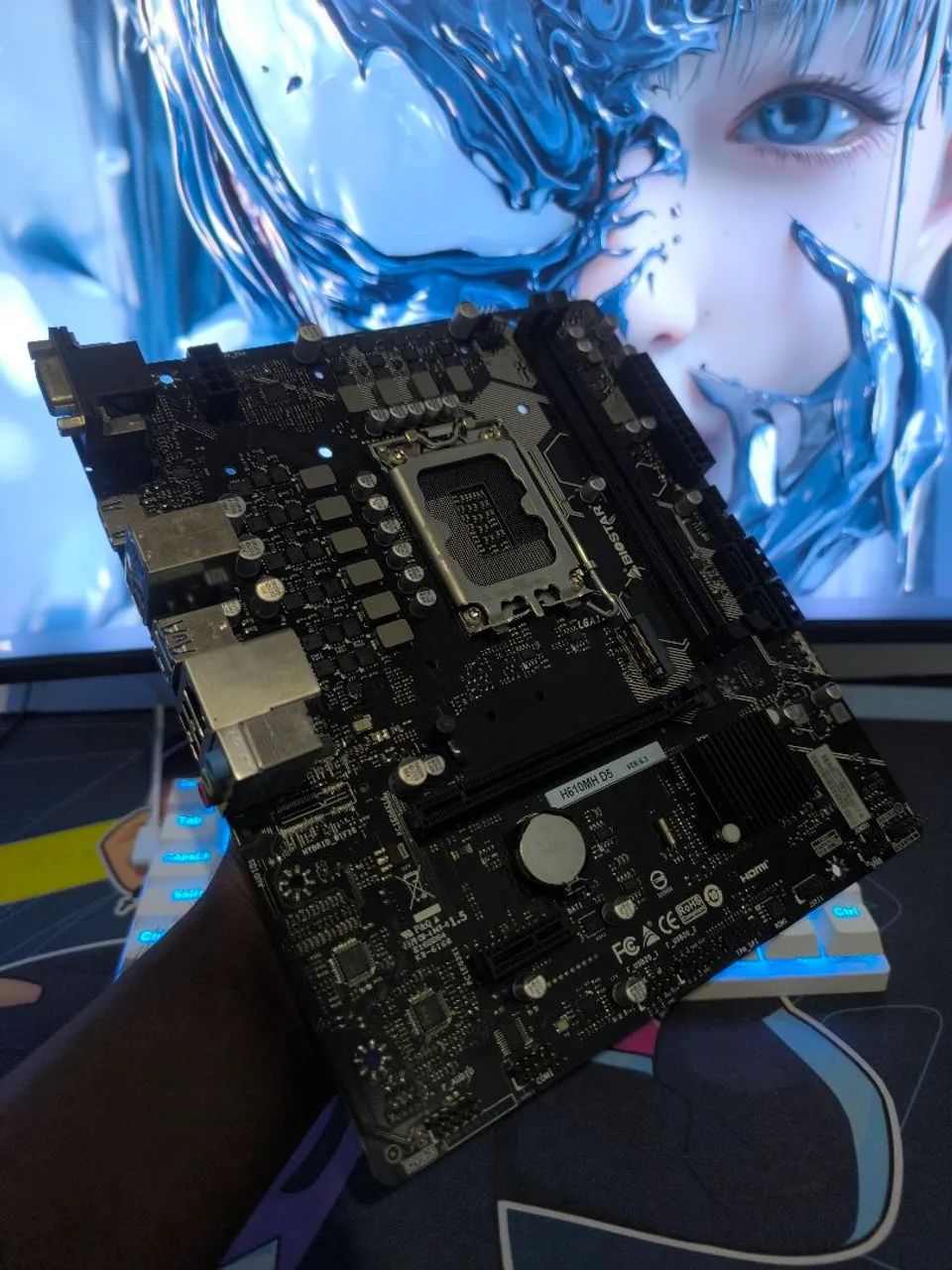 Placa mãe Biostar H610MH D5, Intel DDR5