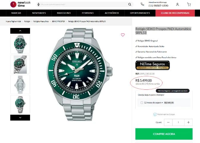 Seiko Prospex Automático Shogu-rai PADI SRPL53 Verde Esmeralda - Foto 2