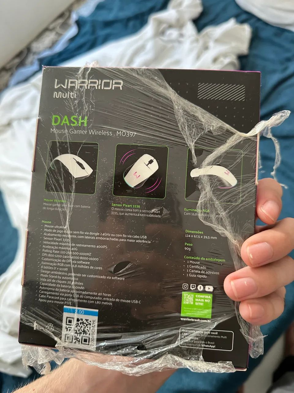 Mouse sem fio Warrior - Foto 2
