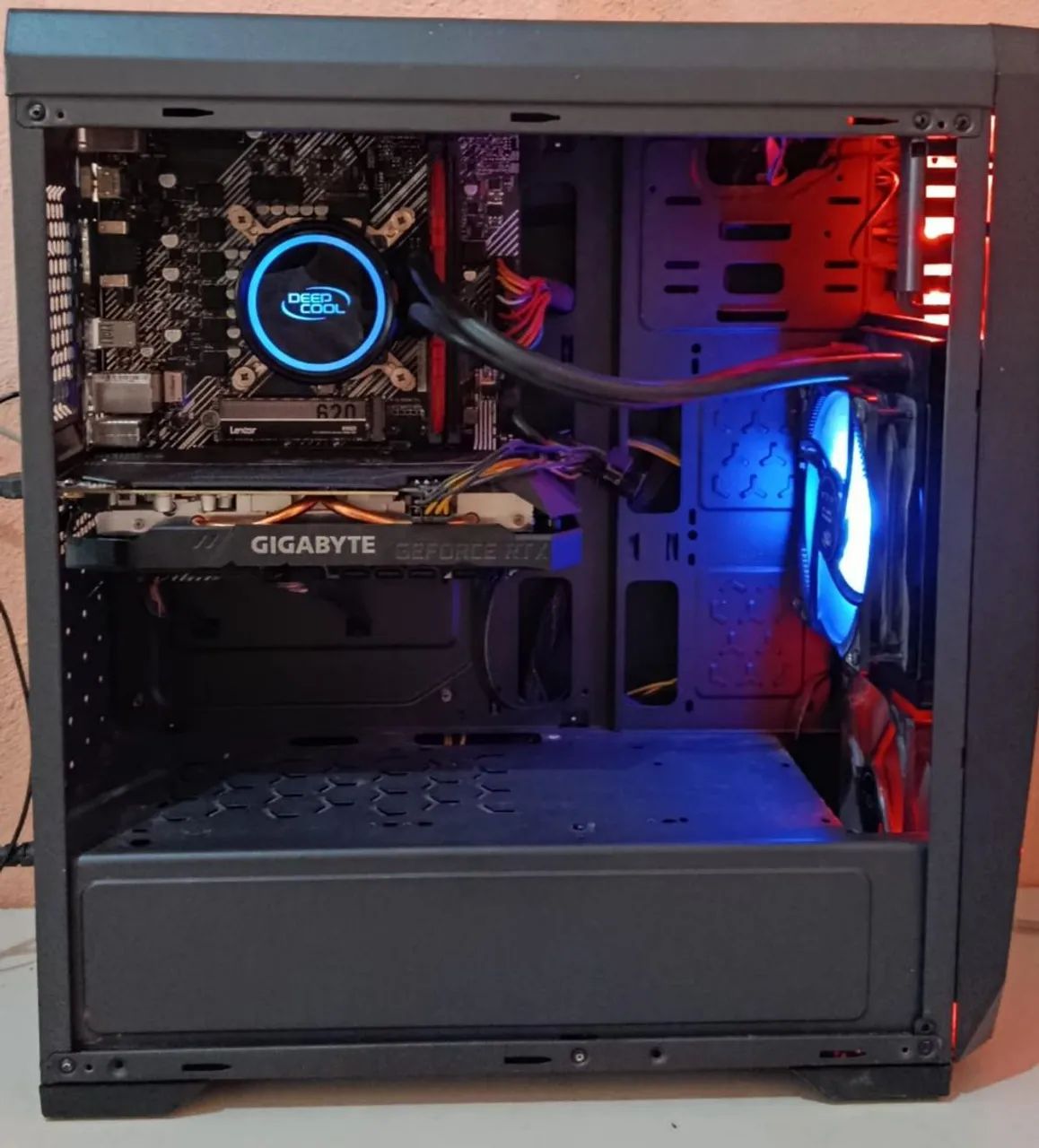 Computador Gamer i5 10gen, 16GB RAM, RTX 2060 6GB RAM, NVE 1TB, fonte 600W, Walter cooler