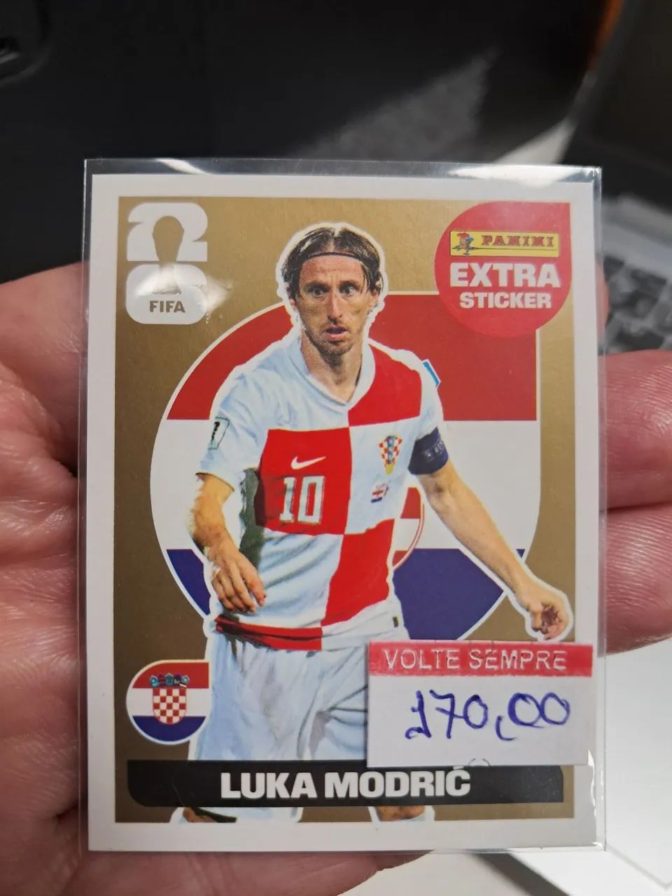 Figurinha legend ouro Modric