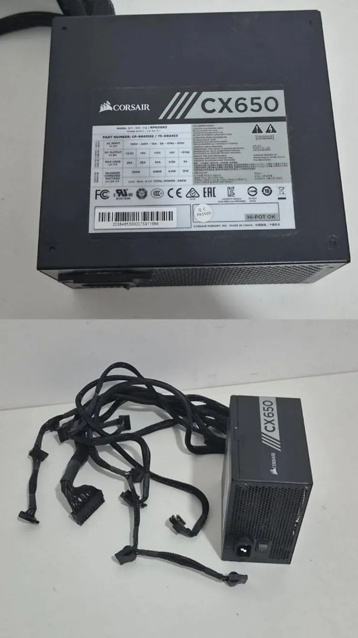 Fonte Corsair 650W