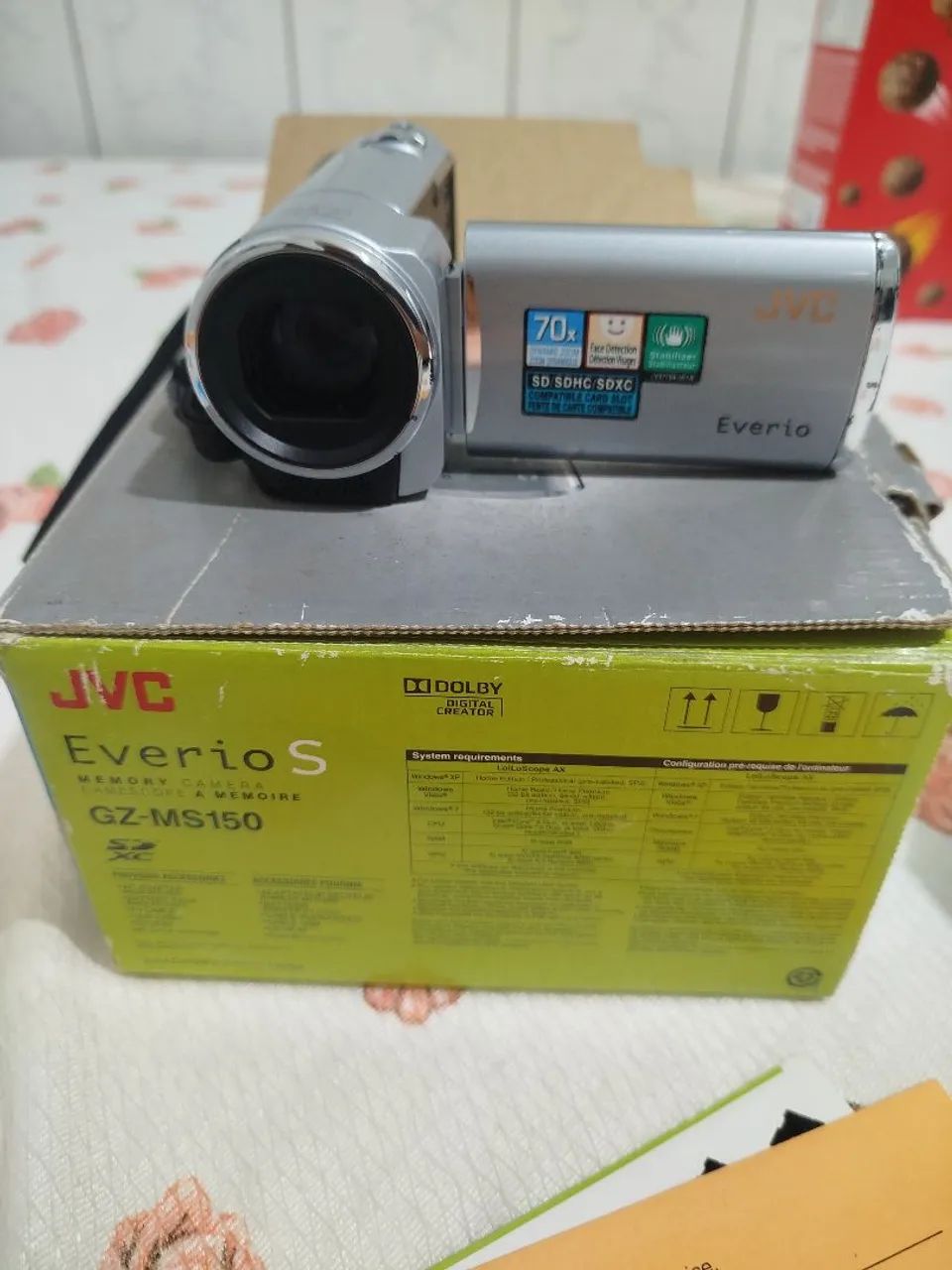 Filmadora JVC Everio GZ-MS150 Completa na Caixa - Excelente Estado