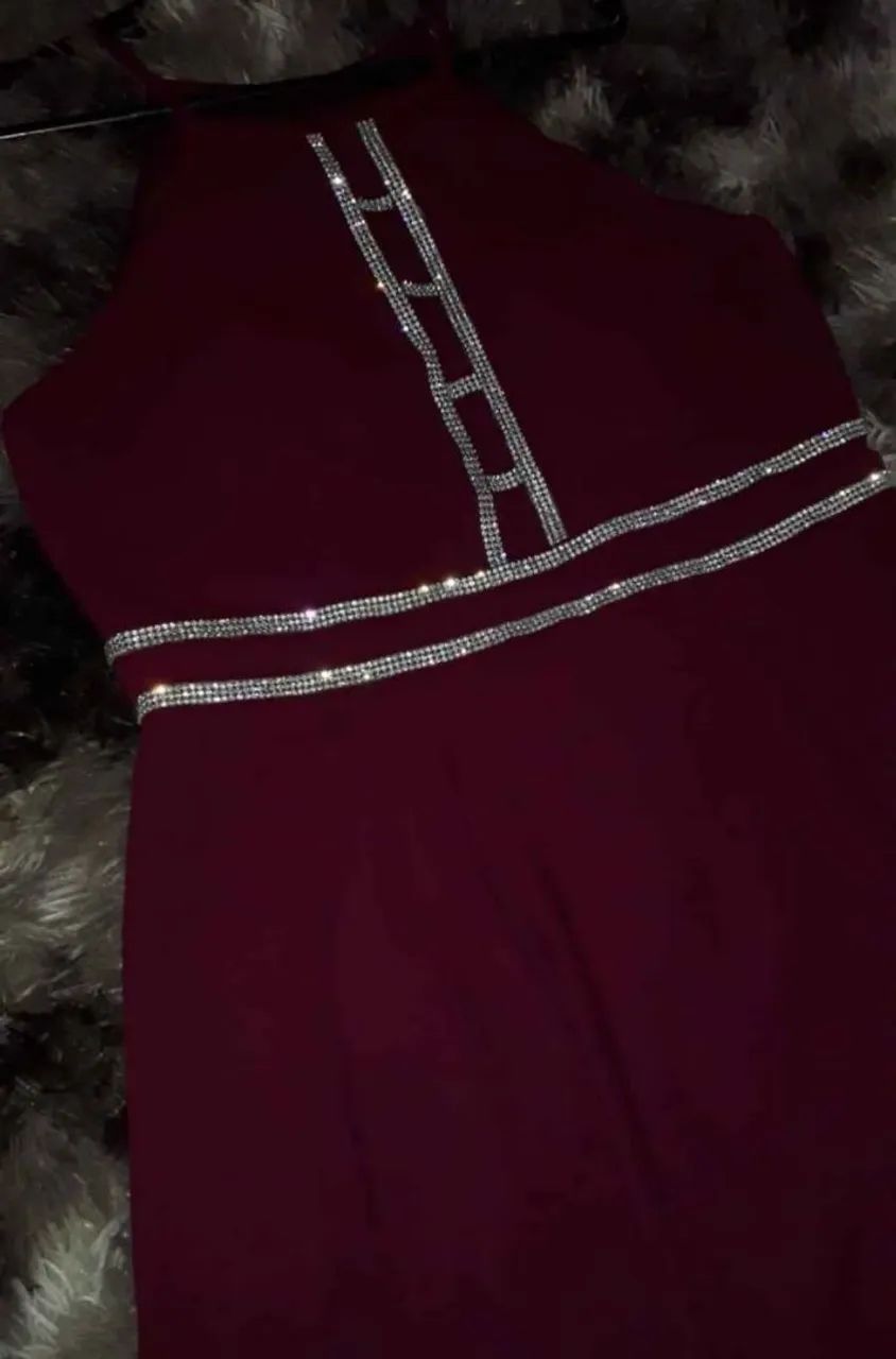Vestido de festa - vinho Marssala - Foto 3