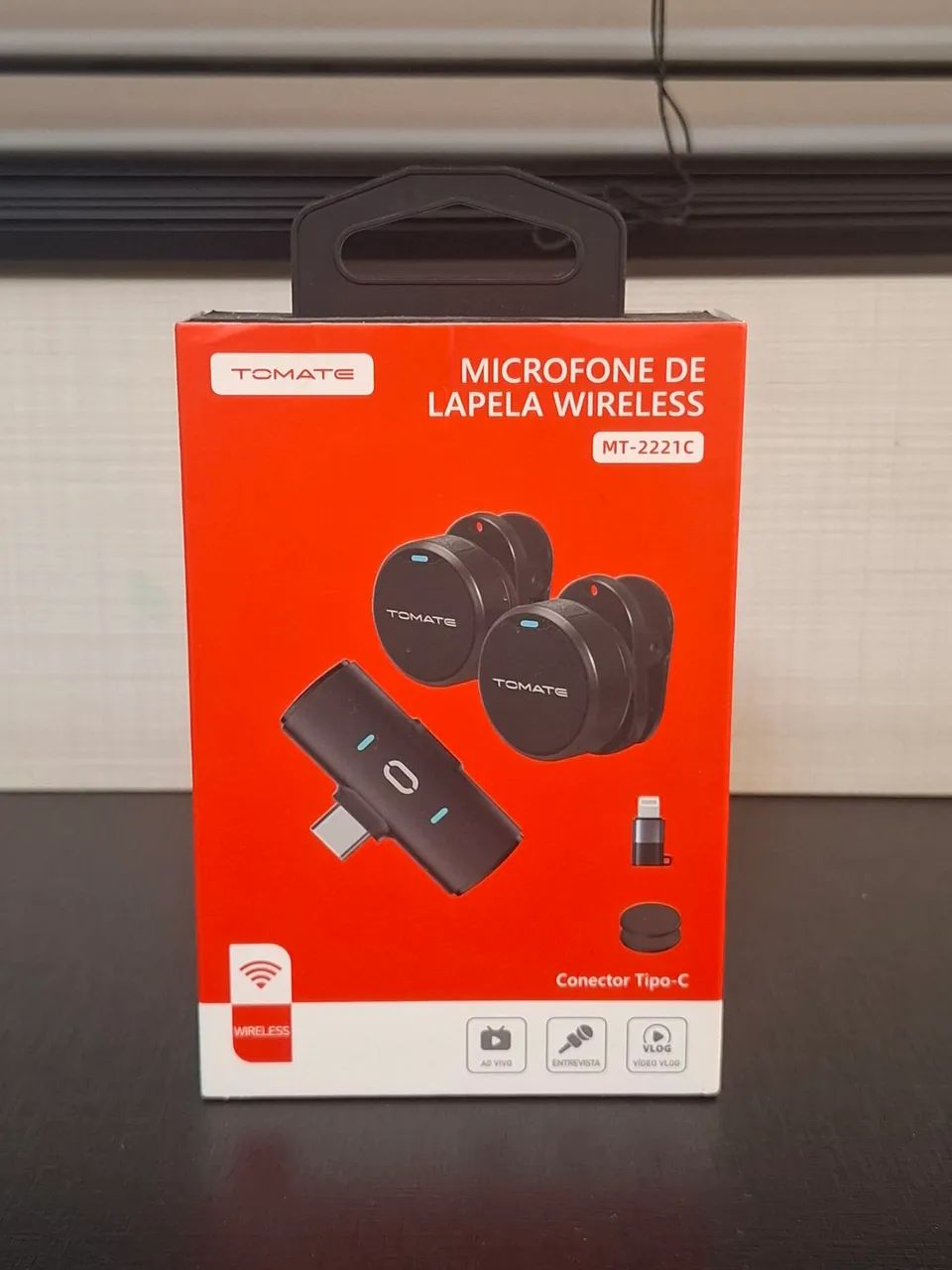 Microfone de lapela profissional 